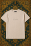Beige Print T-Shirt