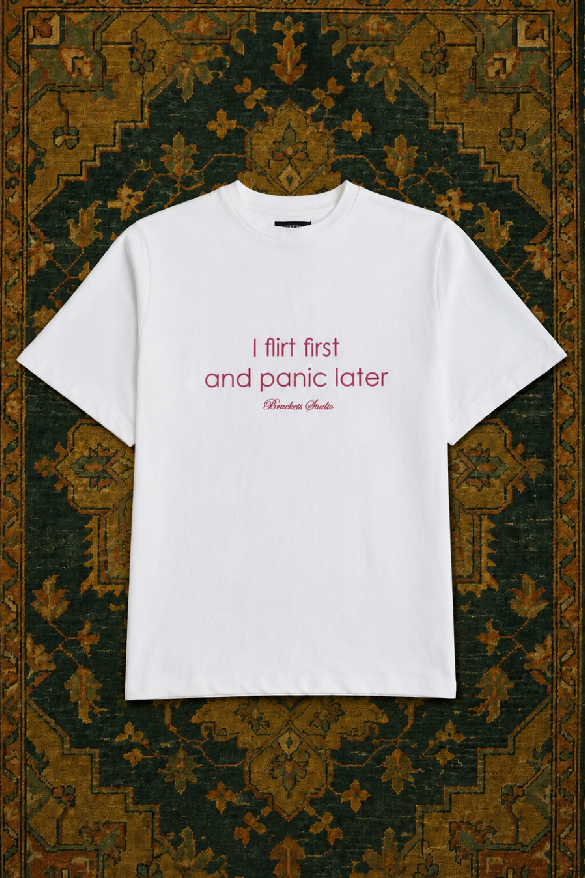 White Print T-Shirt Main image