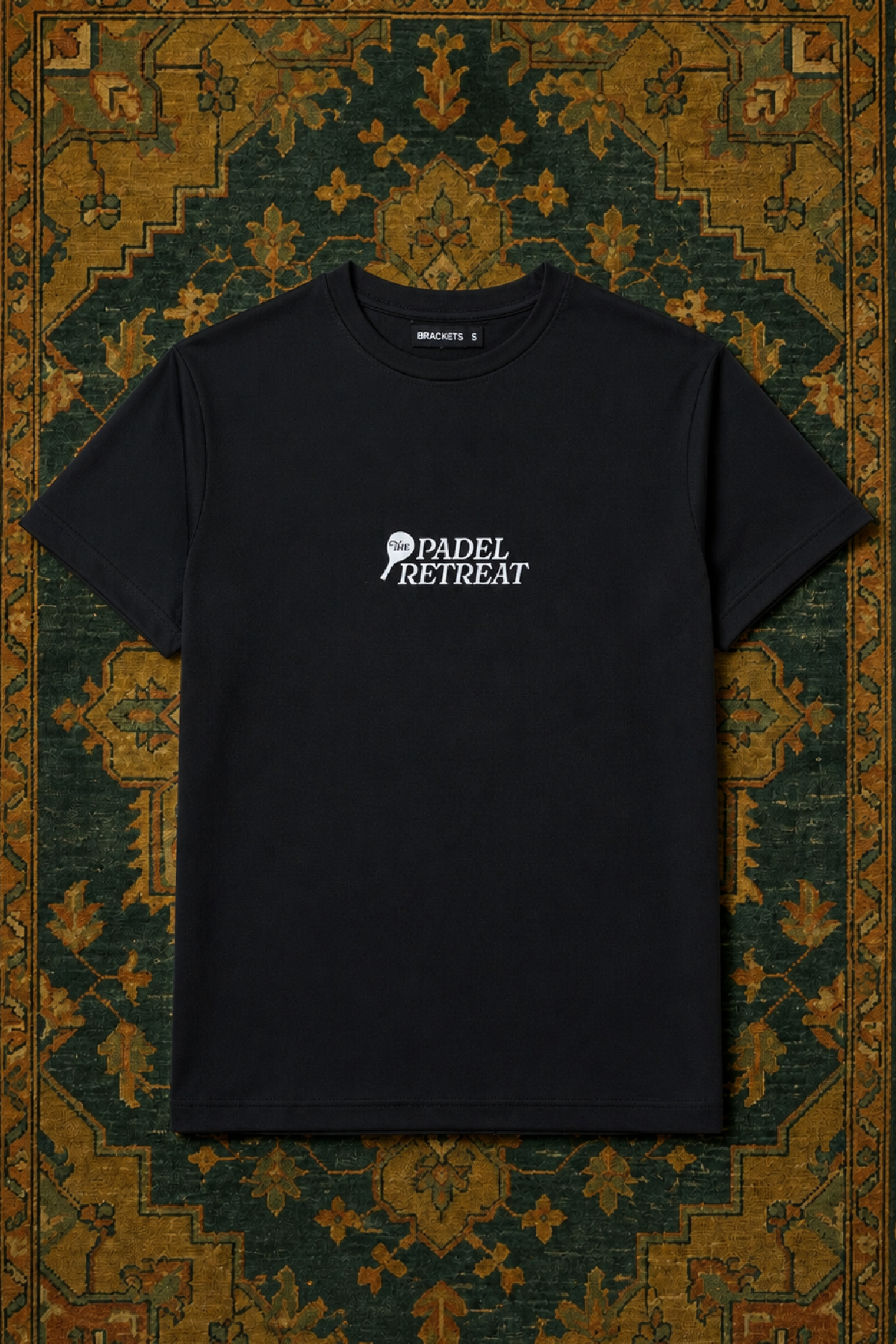 Black Padel Printed T-Shirt