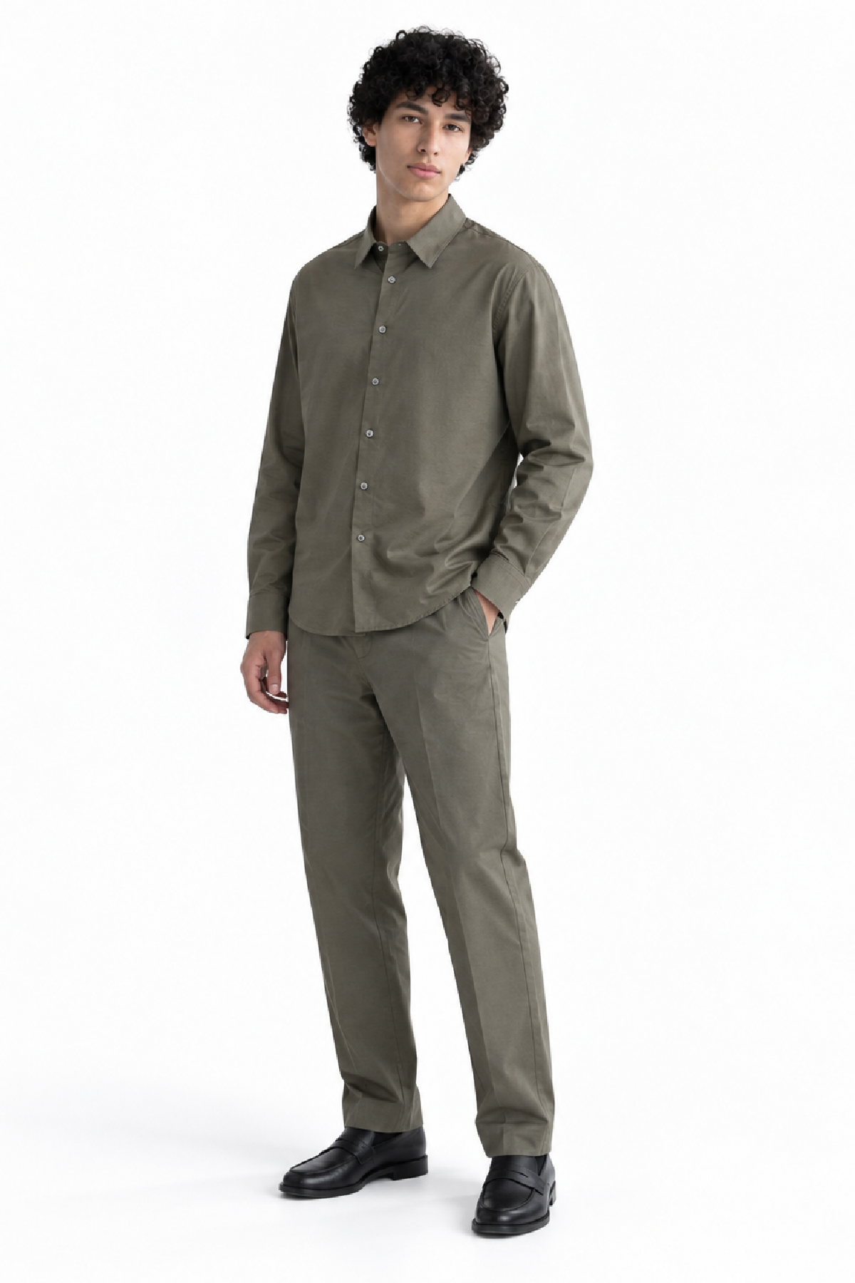 Green Cotton Pant