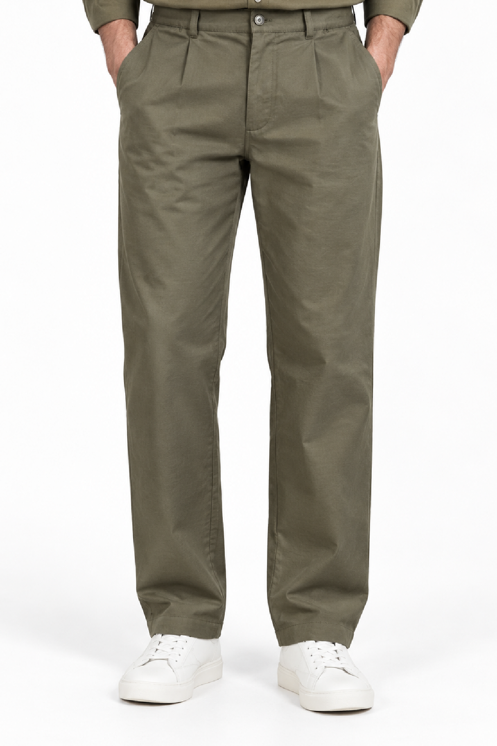 Green Cotton Pant