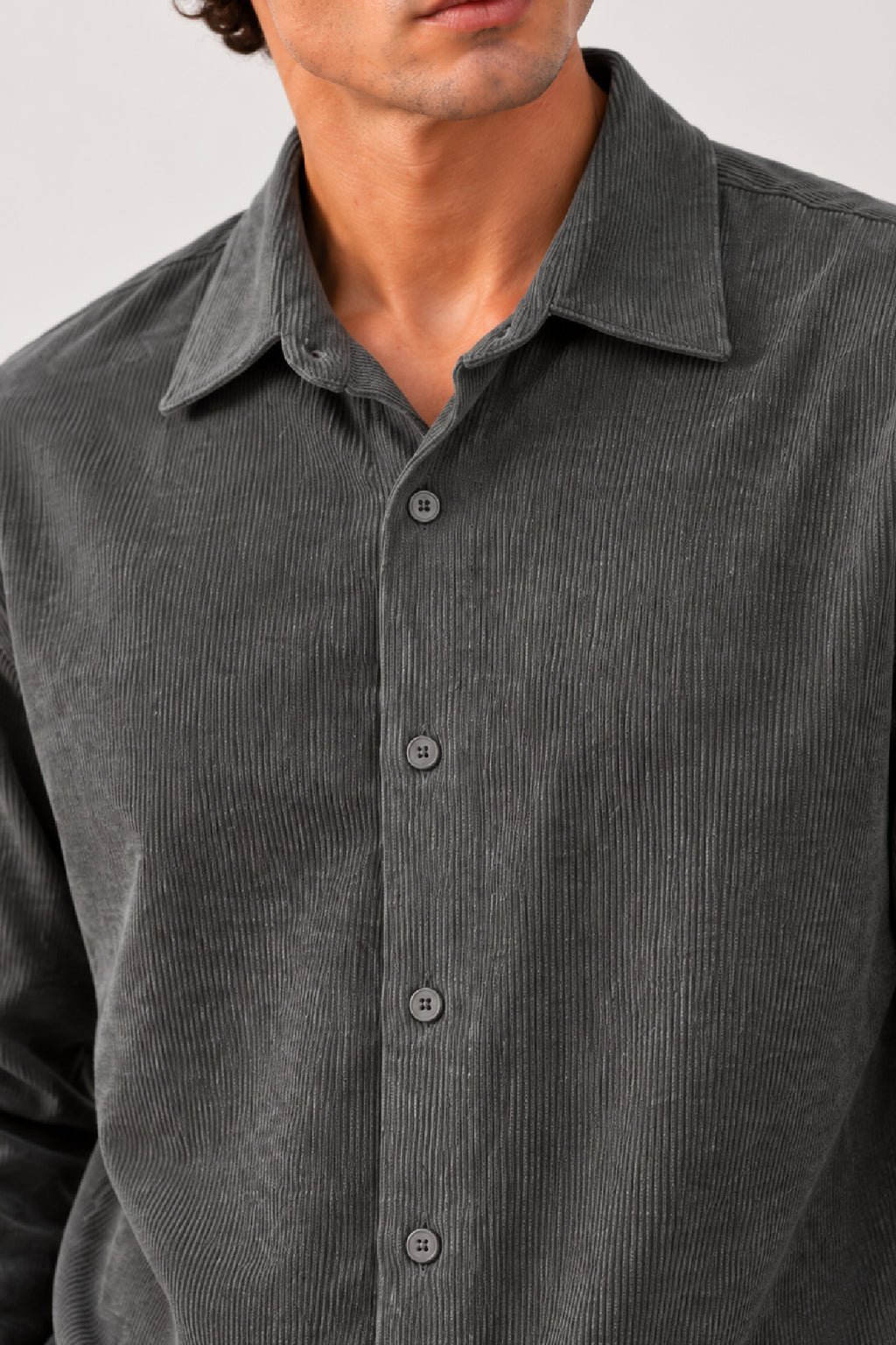 Grey Shirt Full Sleeve