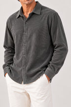 Grey Shirt Full Sleeves