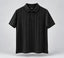 Black Self-Textured Polo