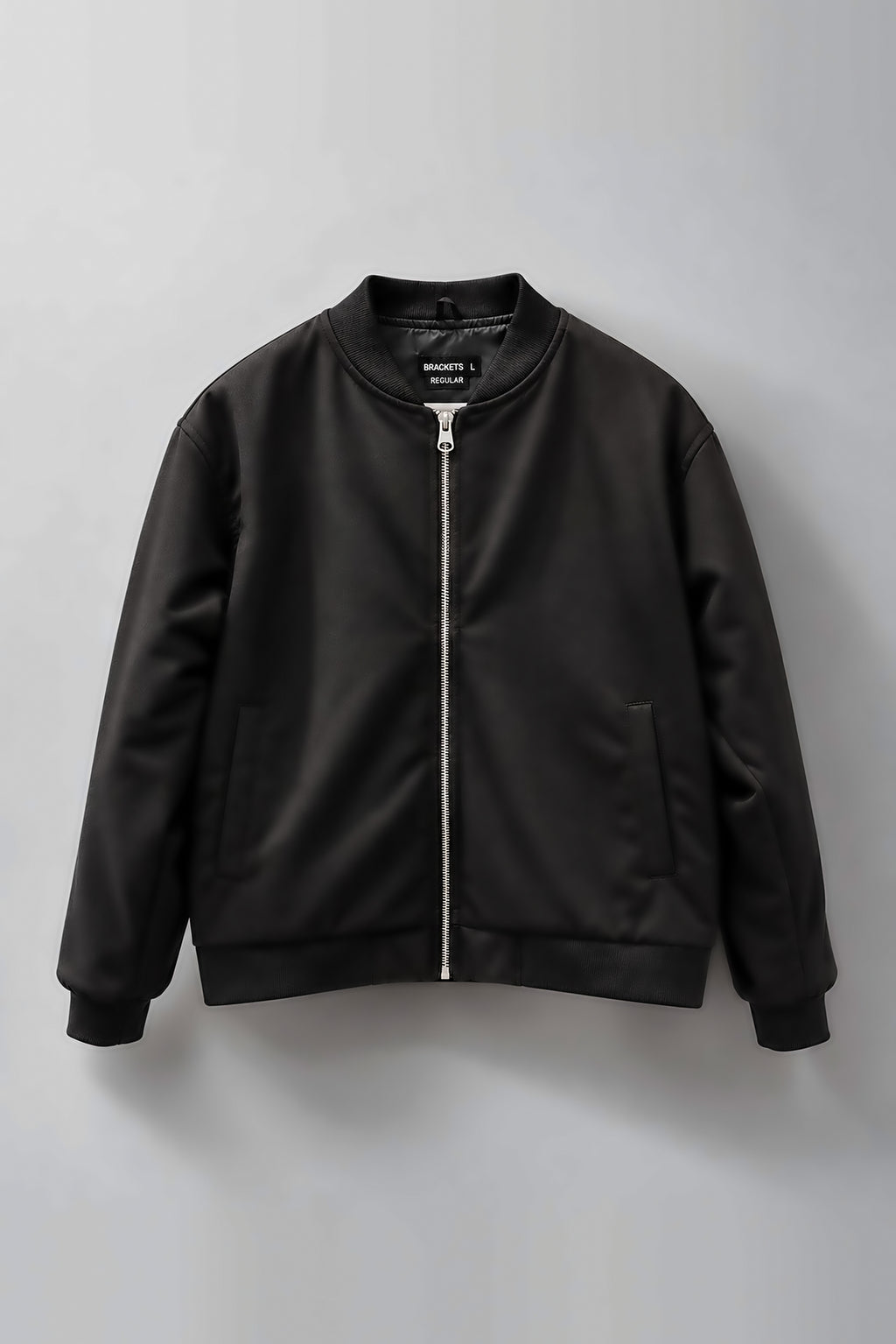 Black Suede Bomber Jacket