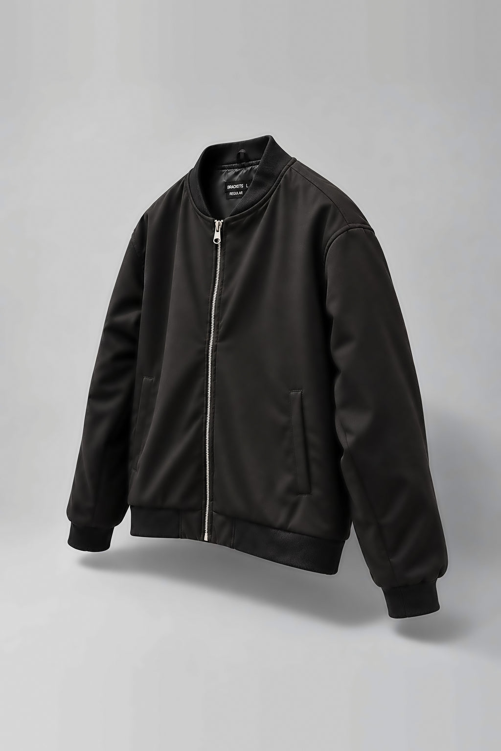 Black Suede Bomber Jacket