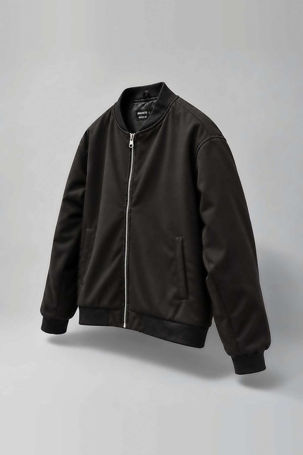 Black Suede Bomber Jacket