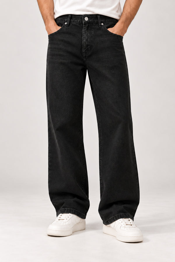 Denim Pant Relax Fit Black