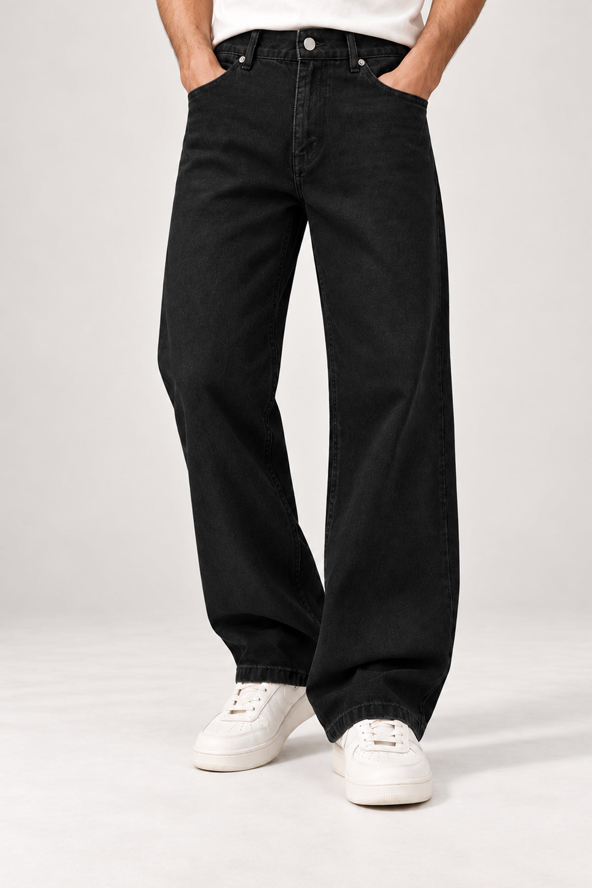Denim Pant Relax Fit Black