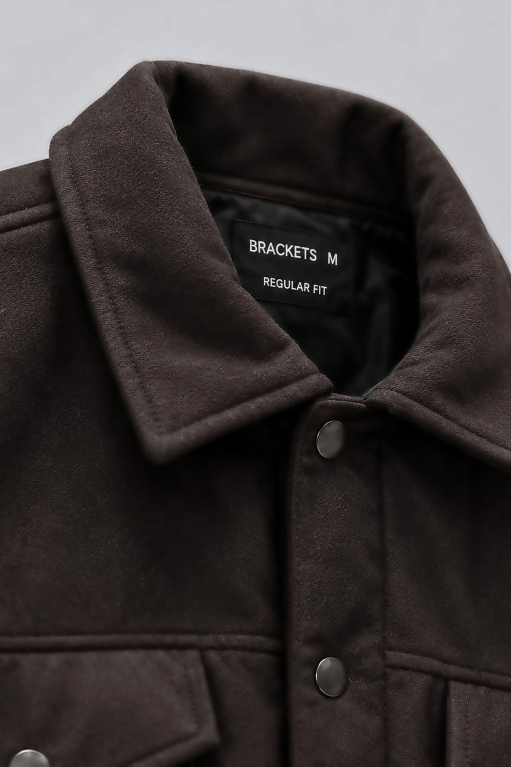 Black Suede Utility Jacket