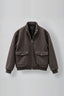 Grey Wool Zip-Up Utility Jacket