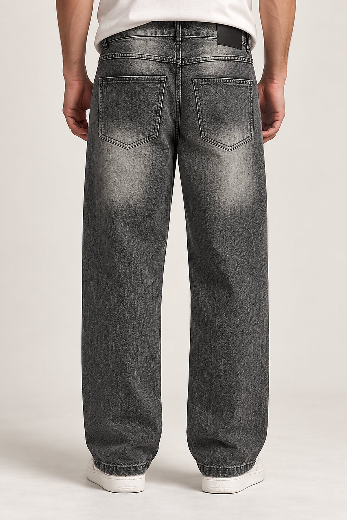 Denim Pant Relax Fit Grey Secondary image