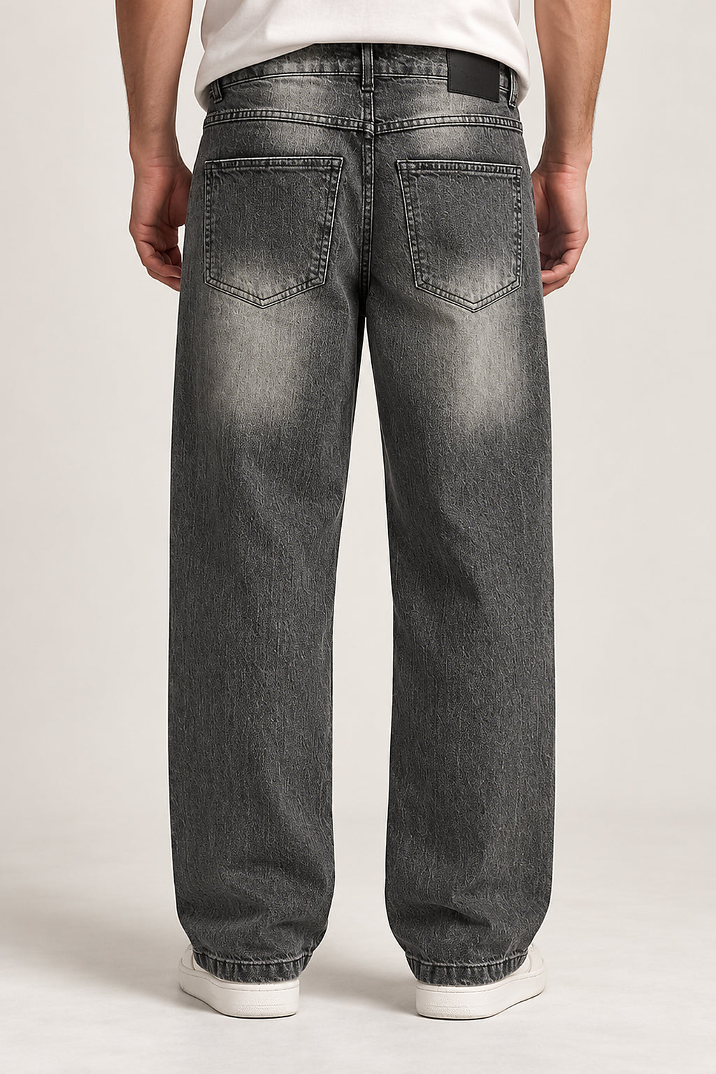 Denim Pant Relax Fit Grey