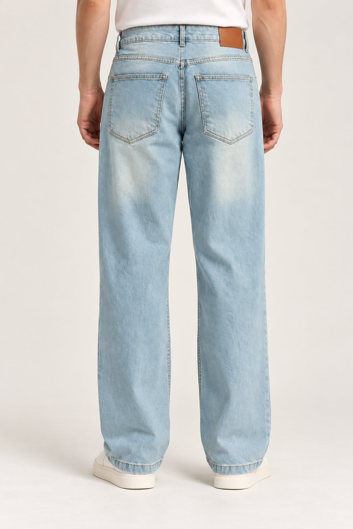 Denim Pant Relax Fit Light Blue