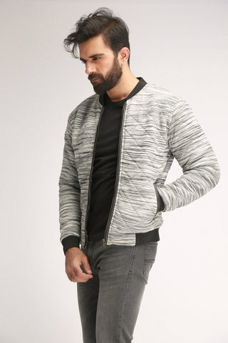 QUILTED DIAMOND JACKET - Brackets