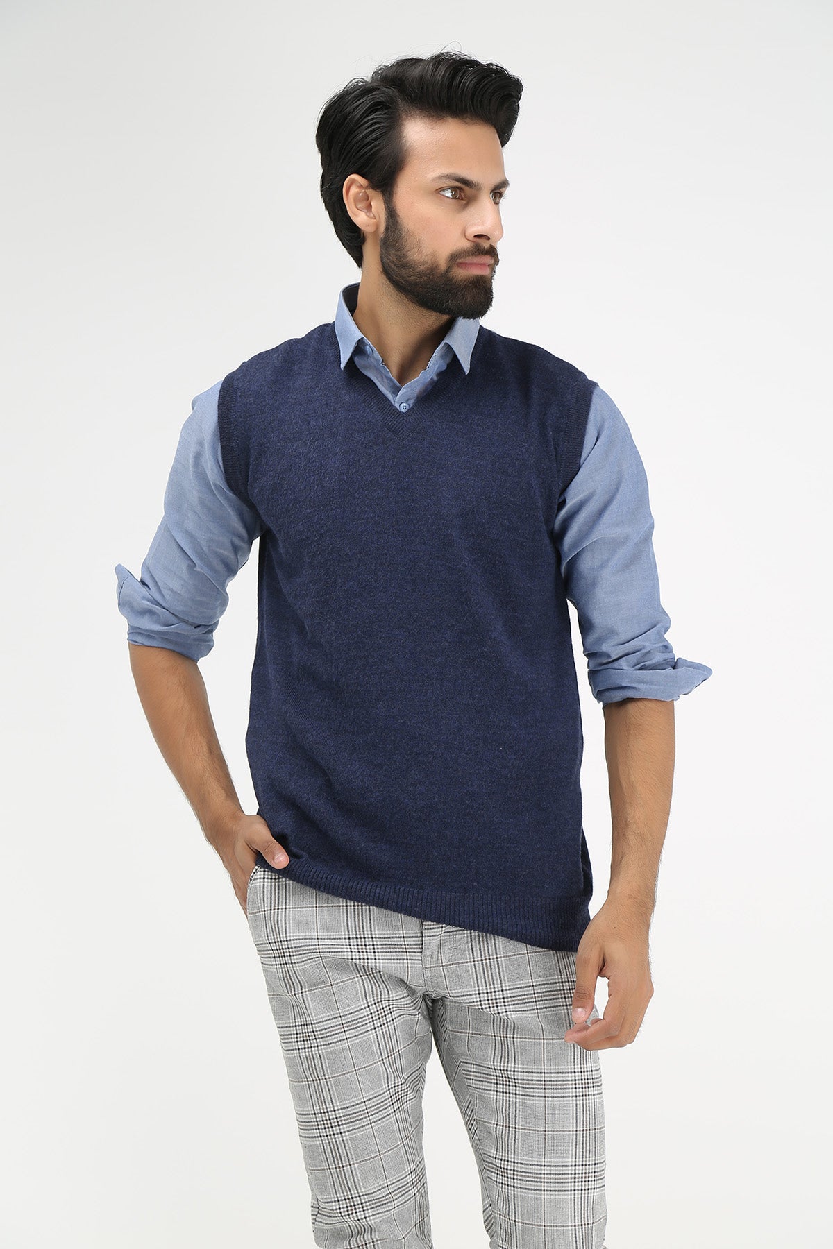 MEN'S WOOL SWEATER - Brackets