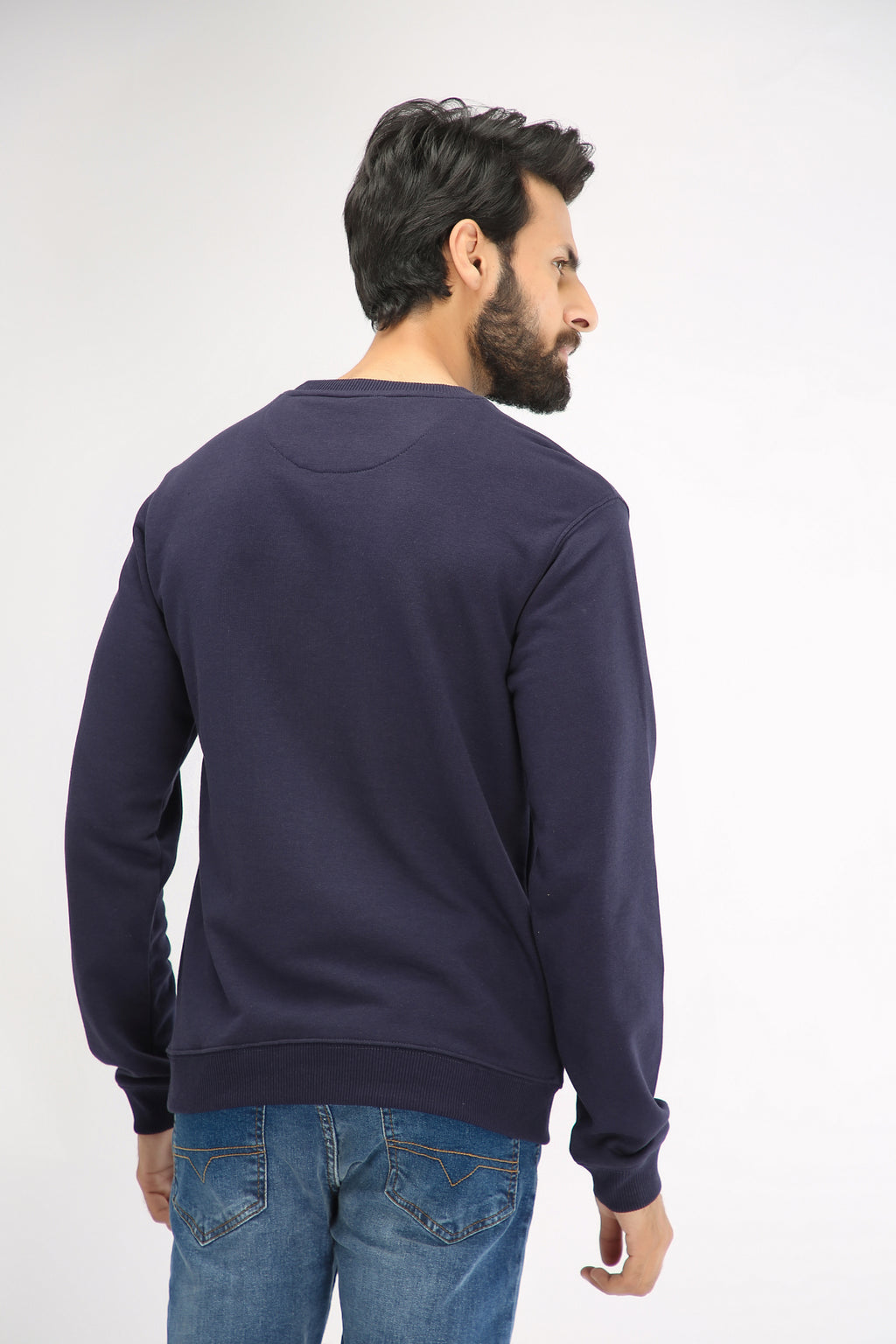 SWEAT SHIRT- BLUE - Brackets