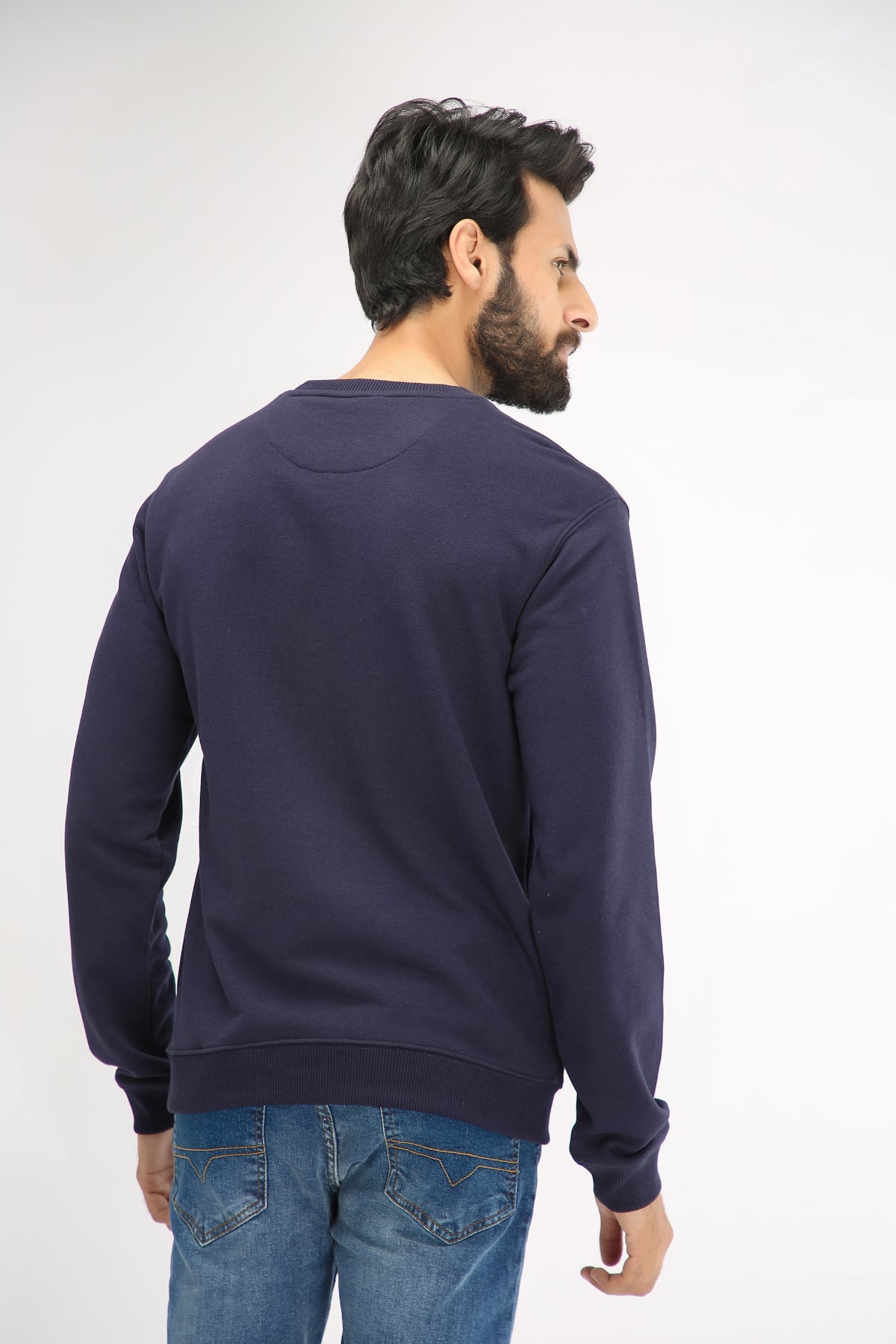 SWEAT SHIRT- BLUE - Brackets