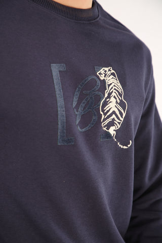 SWEAT SHIRT- BLUE - Brackets