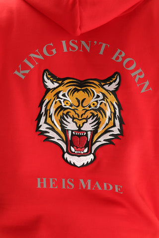 PULL OVER HOOD- RED - Brackets