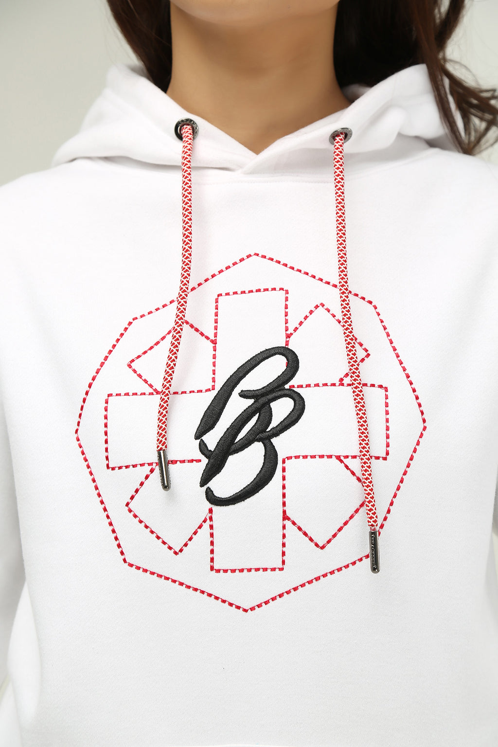 UNISEX EMBROIDERED HOODIE - Brackets