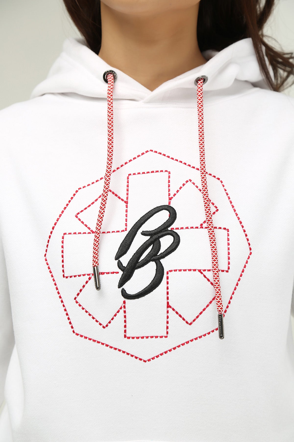 UNISEX EMBROIDERED HOODIE - Brackets