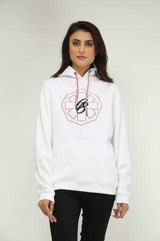 UNISEX EMBROIDERED HOODIE - Brackets