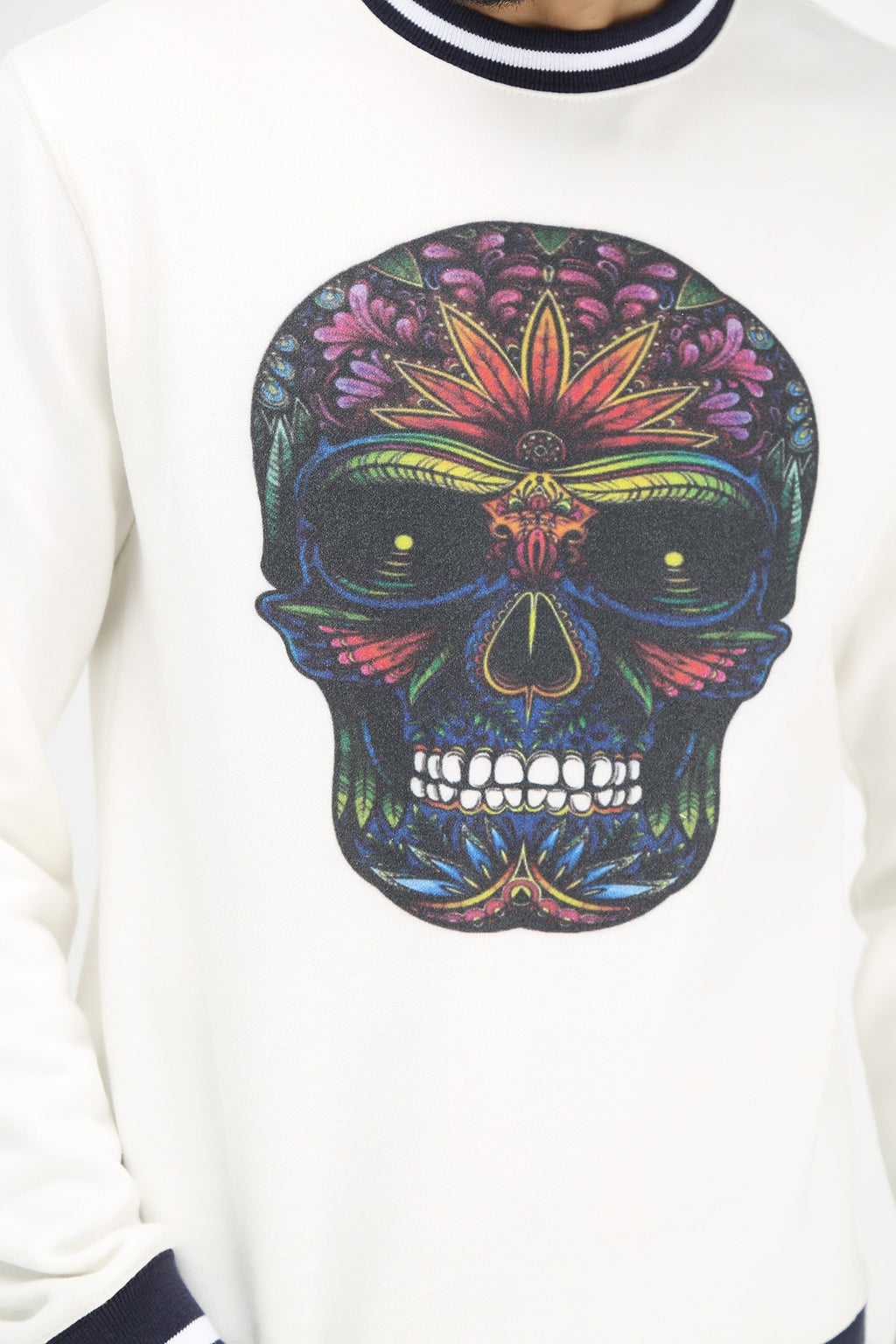 TIPPING RIB SWEATSHIRT - Brackets