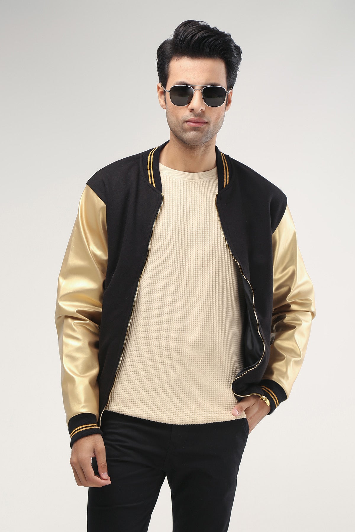 FLEECE ZIPPER JACKET - Brackets